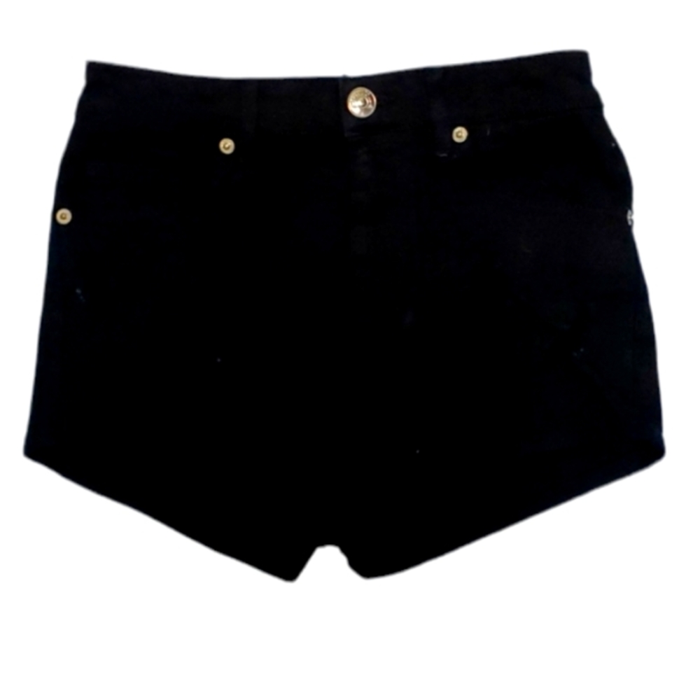 Divided by H&M Women Black Denim Shorts
